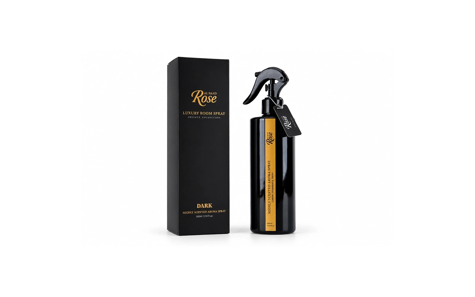 Al Saad Rose Luxury Room Spray 500 ml - Dark
