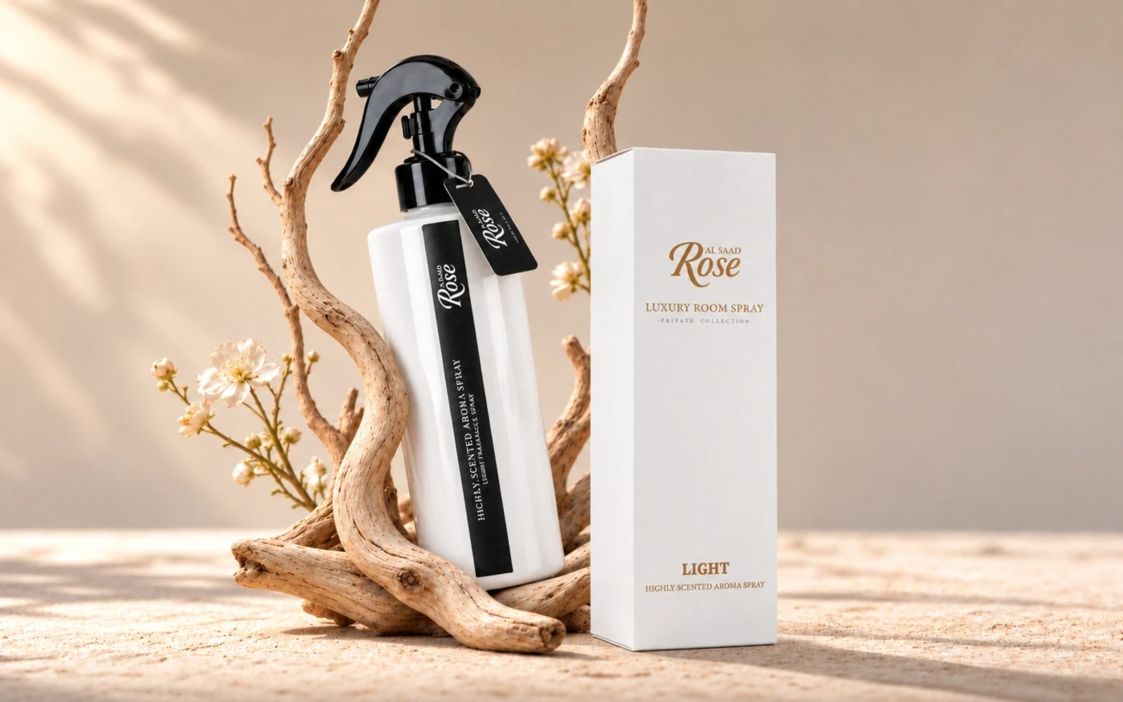 Al Saad Rose Luxury Air Freshener 300 ml - Light