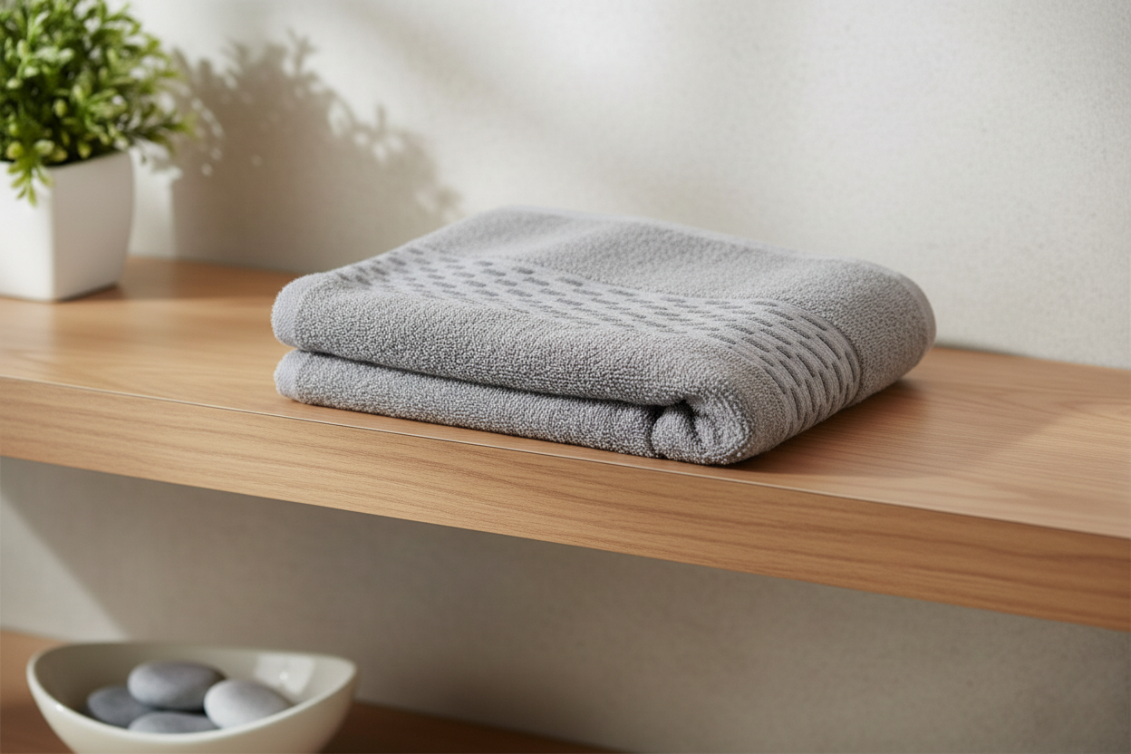 Cannon Brick Towel - Grey ( 33 X 33 )