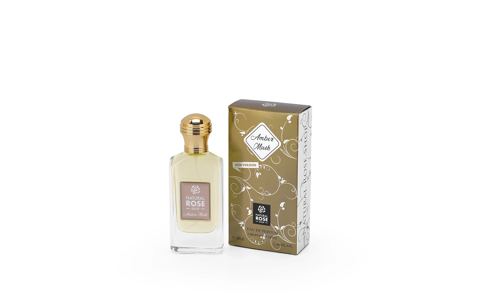 Natural Rose Body & Clothes Perfume - Amber Musk
