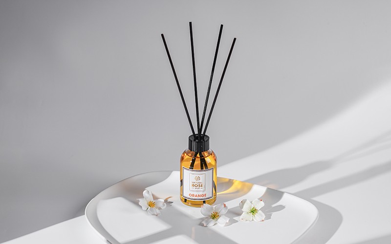 Natural Rose Reed Diffuser - Orange