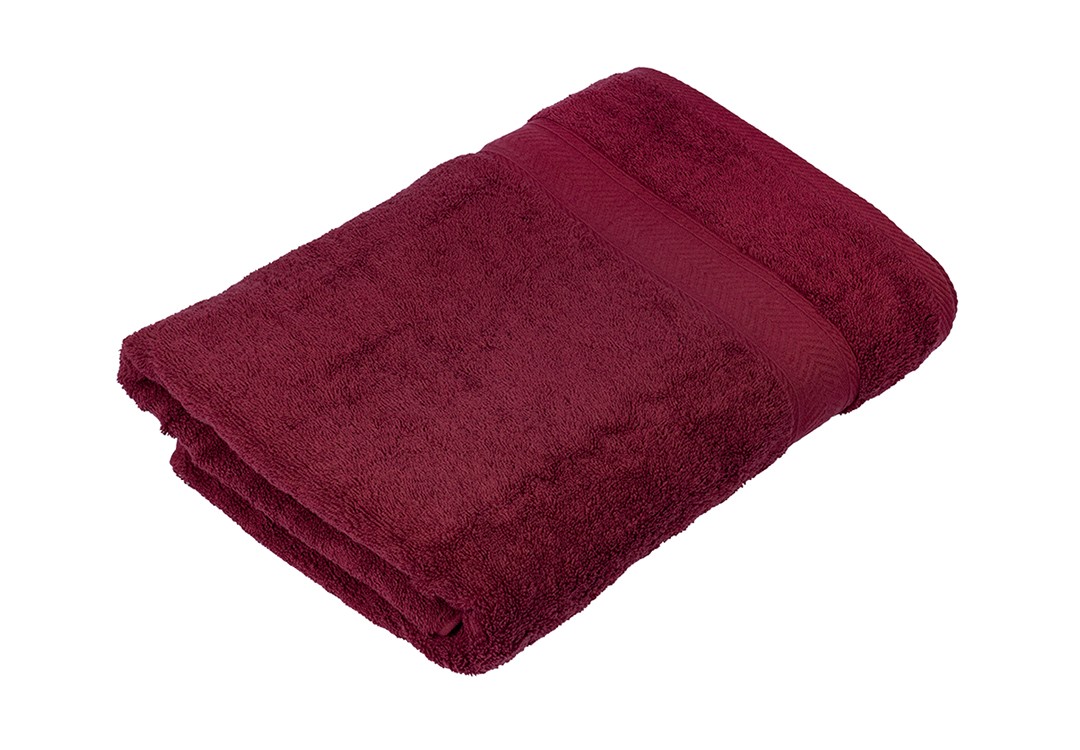 Cannon Plain Towel ( 70 x 140 ) - D.Red