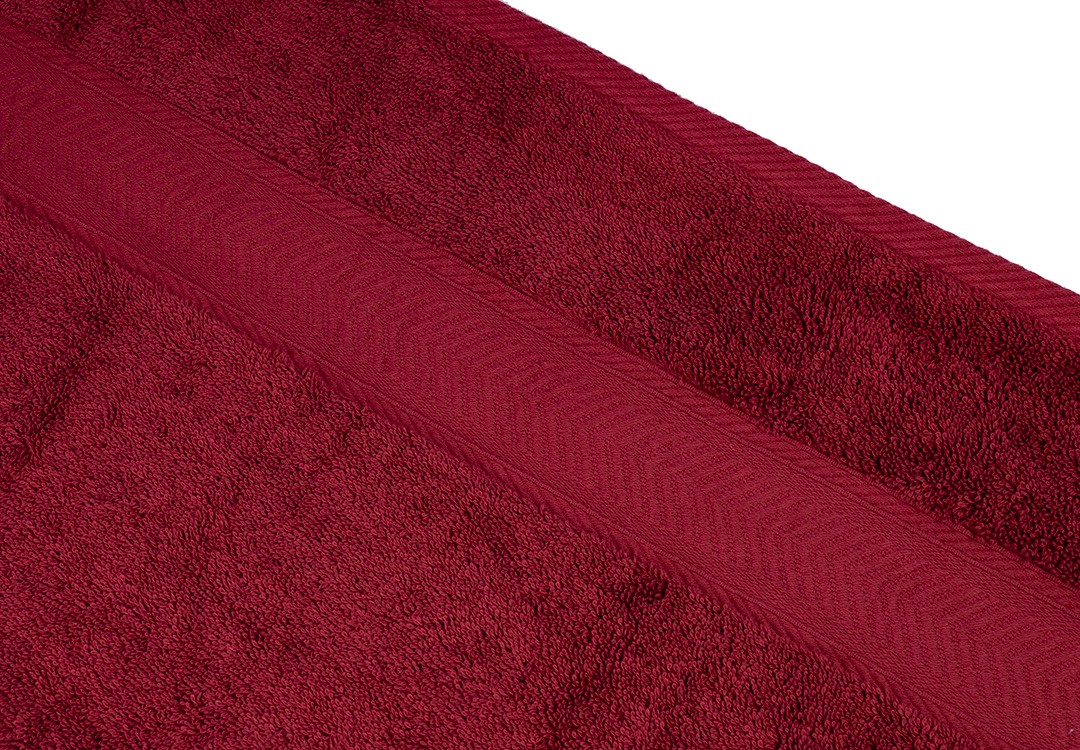 Cannon Plain Towel ( 70 x 140 ) - D.Red