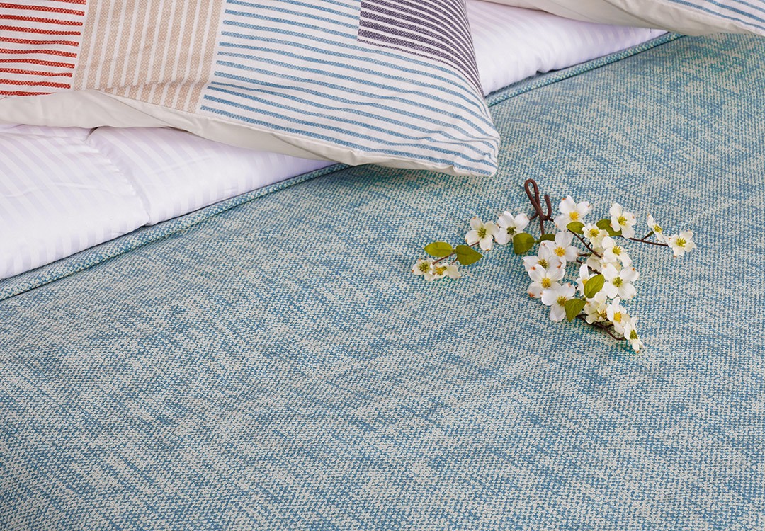 Cotton Box Via Throw Set 4 PCS - King Mint