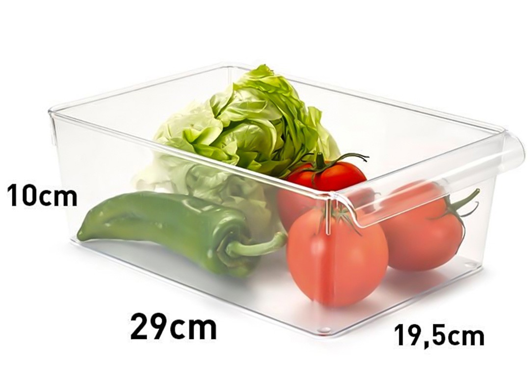Plastic Fridge Drawer - Transparent