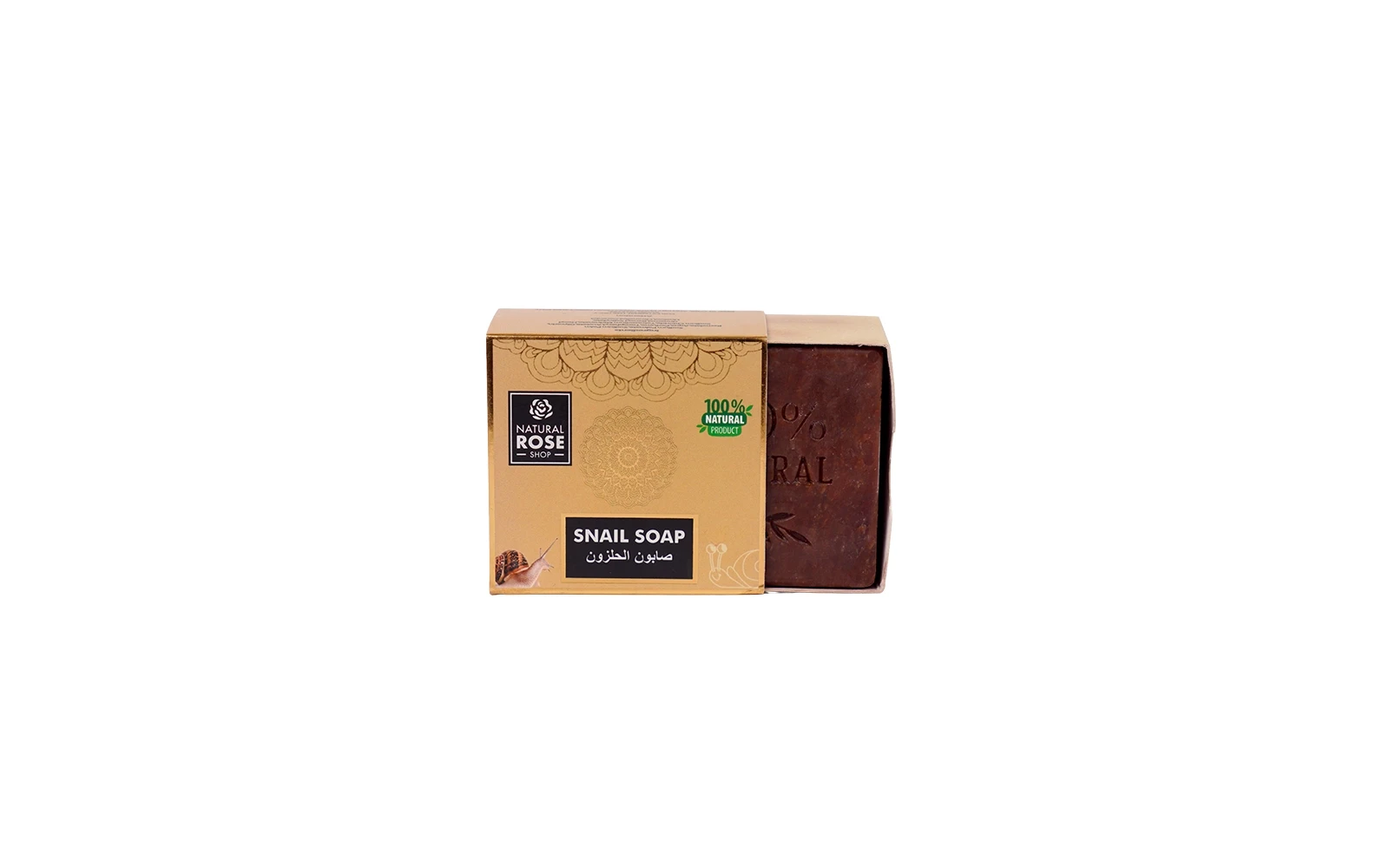 Natural Rose Natural Soap 1 PC - Snail